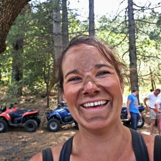 Dirty face - Quad driving - Etna Quad Adventure
