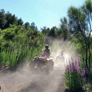 Etna quad polvere - dust quad driving