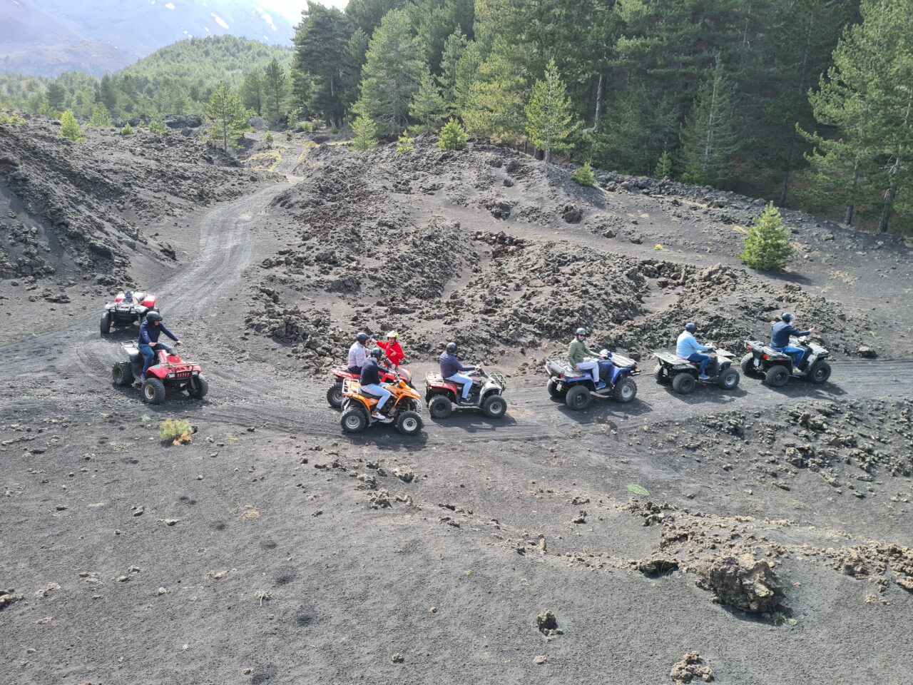 Etna quad tour lava 1865