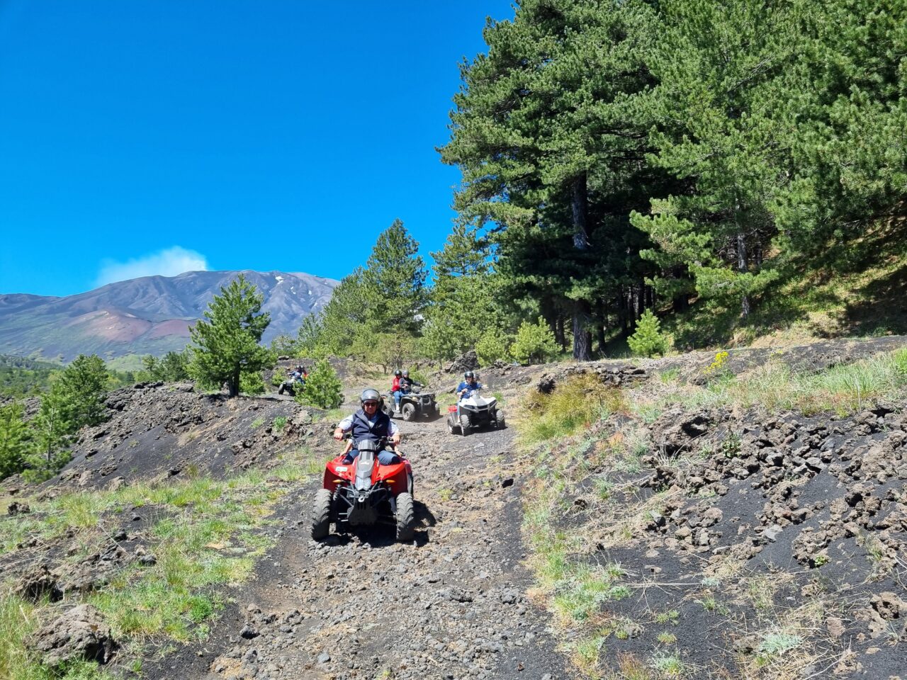 Quad tour Etna lava Etna quad Adventure