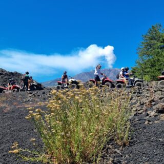 Sosta quad tour eruzione Etna
