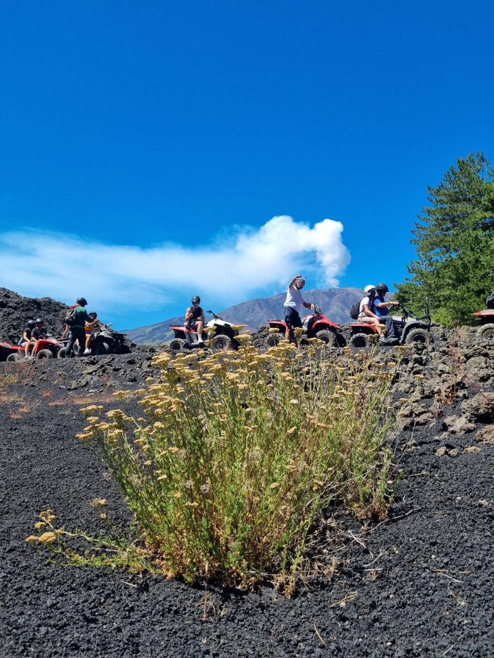 Sosta quad tour eruzione Etna